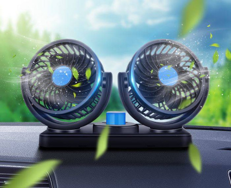 Wentylator samochodowy, wiatrak podwójny FAN