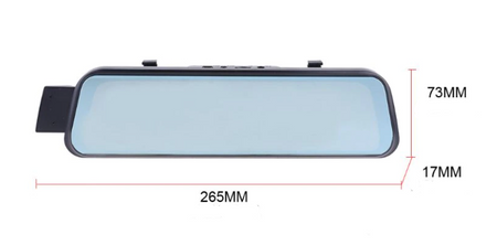 Wideorejestrator lusterko 10 cali FULL HD  + kamera cofania