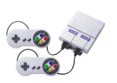 Konsola Super MINI SFC 400 Gier - 2 Pady, Retro Gaming, Klasyki Nintendo