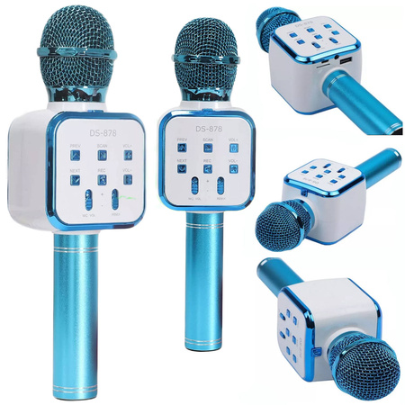 BEZPRZEWODOWY MIKROFON KARAOKE MODULACJA GŁOSU