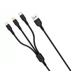Kabel USB 3w1 Lightning Micro USB USB-C