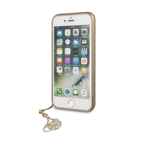 Etui Guess 4G Charms Collection na iPhone 7 / 8 / SE 2020 / SE 2022 - szare