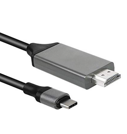 Kabel typu C do HDMI HDTV 4K - czarny