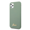 Etui Guess Silicone Vintage Gold Logo na iPhone 11 Pro - khaki