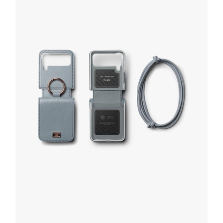 Etui Ringke Signature Card Pocket na Samsung Galaxy Z Flip 4 - niebieski
