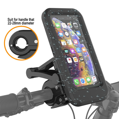 Wodoodporny uchwyt i uchwyt na telefon komórkowy L-605 do motocykla roweru
