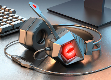 KLAWIATURA GAMINGOWA + SŁUCHAWKI ZESTAW GAMINGOWY DLA GRACZA