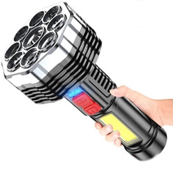 Latarka taktyczna LED Wodoodporna 9xLED