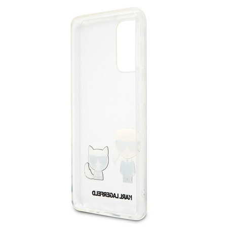 Etui Karl Lagerfeld Karl & Choupette na Samsung Galaxy A32 5G - przezroczyste