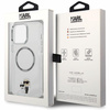 Etui Karl Lagerfeld Iconic Karl&Choupette Magsafe na iPhone 13 Pro Max - przezroczyste