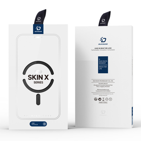 Etui Dux Ducis Skin X Pro na iPhone 14 Plus z MagSafe i klapką - czarne