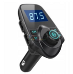 Transmiter FM Bluetooth - Muzyka, Zestaw Głośnomówiący, Podwójne Ładowanie USB