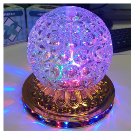 M2/ Obrotowa lampa dyskotekowa Led wielokolorowa