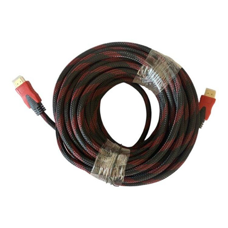 Kabel HDMI - HDMI mocny w oplocie z filtrami 15 m