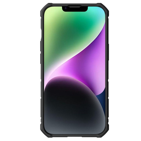 Nillkin CamShield Armor Pro Case etui iPhone 14 Plus pancerny pokrowiec z osłoną na aparat ring podstawka czarne