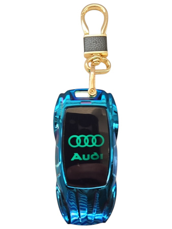 Brelok AUDI LED RGB Zapalniczka elektryczna plazmowa, breloczek do kluczy, zawieszka
