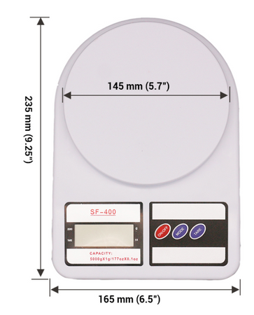 PŁASKA WAGA KUCHENNA ELEKTRONICZNA LCD DO 10 KG
