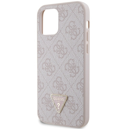 Etui Guess Crossbody 4G Metal Logo na iPhone 12 / iPhone 12 Pro - różowe