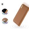 Etui Dux Ducis Hivo na iPhone 16e z klapką i ochroną RFID - brązowe