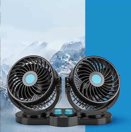 Wentylator samochodowy, wiatrak podwójny FAN
