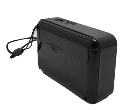  Przenośne Mini Radio FM - AUX, MicroSD, USB, Wymienny Akumulator 18650, Mocny Bas