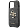 Etui Guess 4G Big Metal Logo na iPhone 14 Pro - szare