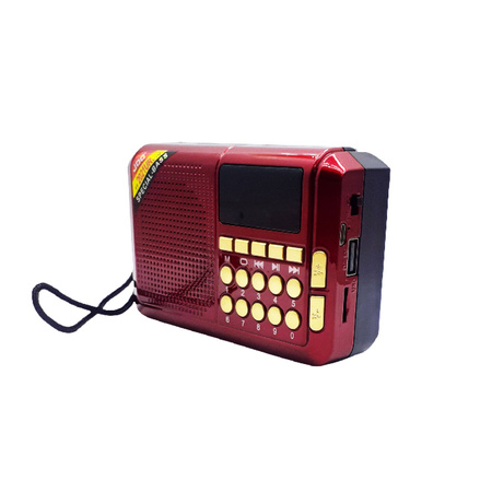 Radio Przenośne JOC z Akumulatorem, FM, Odtwarzacz formatu MP3 USB/TF, Bluetooth, Ładowanie Solarne, Wyświetlacz