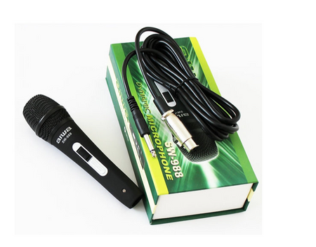 M2 SW988 / Przewodowy profesjonalny ręczny mikrofon dynamiczny do Karaoke