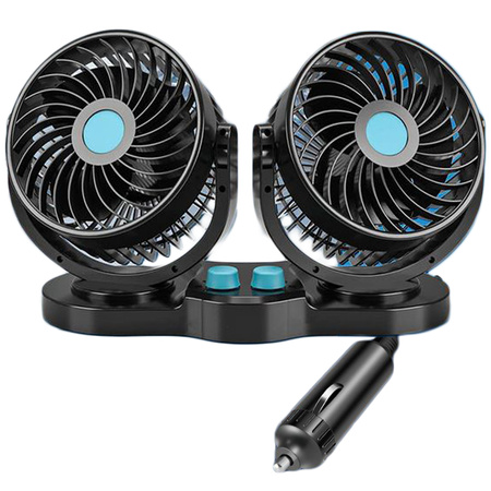 Wentylator samochodowy, wiatrak podwójny FAN