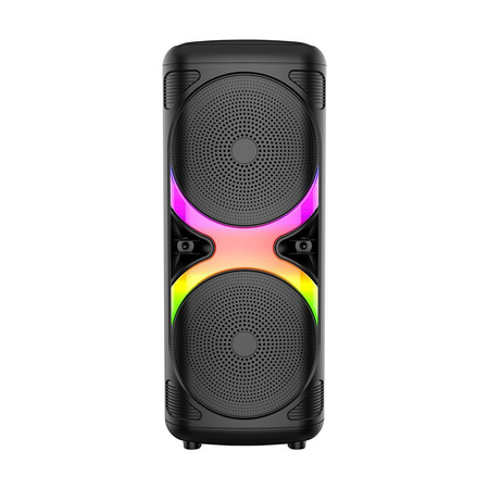 Przenośny głośnik Bluetooth Baoend 6,5" 30W z LED i mikrofonem Karaoke