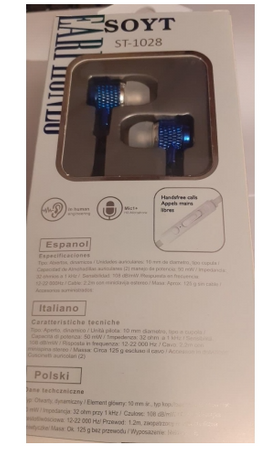 Słuchawki douszne SOYT ST-1028