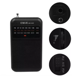 Mini radio turystyczne kieszonkowe AM FM CMiK MK-605