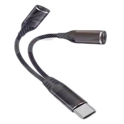 Adapter USB-C 2w1 Rozdzielacz USB-C na USB-C i USB-C