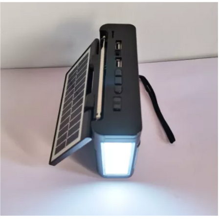 Bezprzewodowy głośnik Bluetooth FM/AM/MP3 Radio solarne ze światłem LED