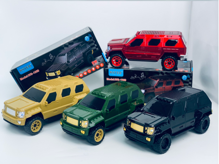 Głośnik Bluetooth w kształcie samochodu SUV z TF USB FM AUX zestaw głośnomówiący