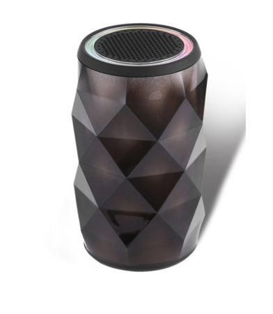 Przenośny kolorowy głośnik Bluetooth kształt diamentów zmienia kolory