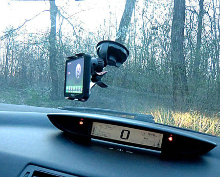 Uchwyt do telefonu nawigacji GPS z kliepsem Mocny