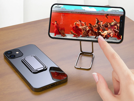 Uchwyt magnetyczny składany, pierścień na telefon 3w1